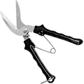 Miniatyrbillede 1 af 4: Kraftige Tæppesakse - 20,5 cm / 8,07 tommer Multipurpose Saks - Rustfrit Stål Industrielle Skarpe Klinger til Tæppe, Pap, Stof