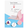 Miniatyrbilde 3 av 5: Etui til Tab A9 Cover 11 tommer SM-X210 for Tab A9 Plus med Bluetooth-tastatur Rosa
