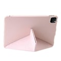 Miniatyrbilde 2 av 5: Kompatibel med iPad Pro 13 (2024) Deksel Origami Stativ Auto Sleep / Wake PU Lær+Silikon Nettbrettdeksel Pink