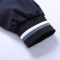 Miniatyrbilde 5 av 5: Bomberjakke uten hette for menn, uformell, løs, med glidelås, sportsklær Black L(55-65kg)