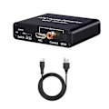 Miniatyrbilde 1 av 5: 192KHz ARC Audio Extractor Digital til Analog Audio Konverter ARC til Optisk/SPDIF Koaksial Stereo L/R 3.5mm