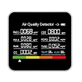 Miniatyrbillede 2 af 5: 9-i-1 Luftkvalitetsmåler Kuldioxid PM2.5 PM1.0 Detektion