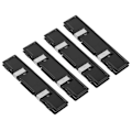 Miniatyrbillede 3 af 5: 4 stk. Aluminium Køleplade Shim Spreder Køler Køling til DDR RAM Hukommelse Desktop Hukommelsesradiator DDR