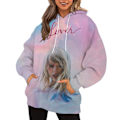 Pikkukuva 1 / 2: Taylor Swift -laulaja Taylor Swift -oheistuotteet 3D-tulostettu huppari trendikäs sekä miehille että naisille 4XL
