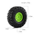 Miniatyrbild 5 av 5: 4 st 110 mm Hjul Däck för 1/10 RC Rock Crawler Axial SCX10 SCX10 II 90046 TRX4 D90 RC Bildelar, B
