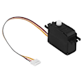 Miniatyrbild 5 av 5: 25g Plast Servo Styrväxel Servo För 1/12 12428 12423 12628 Rc Bil Lastbilsmodell Styrdel A