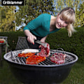 Miniatyrbillede 2 af 4: 2025 Egnet 6 i 1 grillbestiksæt + BBQ termometer Rustfrit stål grillbestiksæt 6 dele
