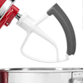 Miniatyrbillede 5 af 5: Flex Edge Piskeris til 4,5-5 Quart Tilt-Head Røremaskine, Flad Piskerisskraber med Silikonekanter