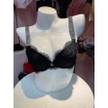 Miniatyrbilde 4 av 5: Sexy Undertøy Komfort Damesett Push Up BH 39;s Secret Undertøysett Kvinner 2-delt BLACK 85B