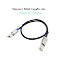 Pikkukuva 3 / 5: MINI SAS26P SFF-8088 - SFF8088 -kiintolevypalvelimen tiedonsiirtokaapeli Mini SAS -sovitinkaapeli