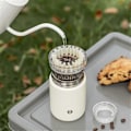 Miniatyrbillede 3 af 5: Crystal Eye Rejsebrygger 300ml Bærbar Kaffebrygger Kaffekop 2-i-1 Kompatibel med 155 Papirfilter