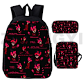Pikkukuva 1 / 5: Cartoon Hazbin -reppu, miesten urheilukoululaukku, 3 osaa Hazbin2 3 Pcs Set 16 inch