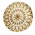 Miniatyrbilde 3 av 5: Nytt brodert dukbord brikke Jul rund bordbrikke kopp pad kaffekrus bryllup te coaster serviett brikke kjøkken EP06 Random delivery 26-28cm