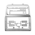 Pikkukuva 2 / 5: Double Din Ei tilaa Autoradion kehys Hopea Stereo Kehys 2003-2007 Alphard RHD Kojelaudan Asennussarja T