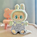 Miniatyrbild 1 av 5: Original Andra Generationens Labubu Monster Have A Seat Serie Söt Docka Klädleksak Ornament Endast Kläder Söt Dockleksak Present-Labubu 12