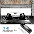Miniatyrbild 5 av 5: 2 st Universal Garageportöppnare Strömbrytare 41a4166 Belyst Väggmonterad Tryckknapp Svart Finish Med