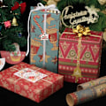 Miniatyrbild 5 av 5: Julklappspapper, Tillverkat av Återvunnet Kraftpapper, 10-pack 70x50cm