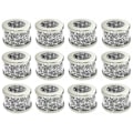 Miniatyrbilde 1 av 5: 12 stk. Krystallglass Serviettringholder, Glam Knuste Diamant Borddekorasjoner Bling Serviett