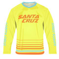 Miniatyrbillede 1 af 2: FOX sommer udendørs cykeltøj rund hals langærmet hurtigtørrende åndbar T-shirt yellow XXXL