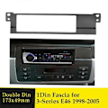 Pikkukuva 5 / 5: 1 Din Autoradion kehyspaneeli adapteri - 3 Series E46 1999-2006