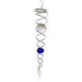Blå Gazing Ball Spiral Svans Vindsnurra Stabilisator