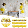 Miniatyrbillede 4 af 4: 12 tommer Metallic Party Balloner Lyse Farver Sequin Konfetti Latex Party Balloner Sæt Til Bryllup Fødselsdag Shower Rose Gold