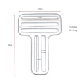 Miniatyrbilde 5 av 5: Rustfritt stål Sidemount Webbing Strap Keeper for dykking Passer for 5cm Webbing Slitesterk BCD Tilgang