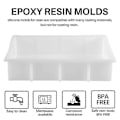 Miniatyrbillede 5 af 5: Store Resinforme, Rektangulære Silikoneforme til Resin Støbning, Epoxy Resinforme til Blomsterbevaring, Resin Håndværk