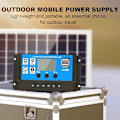 Miniatyrbillede 4 af 5: 30W 12V Solpanel Batterilader + 40A Controller til RV Bil Båd Hjem Camping