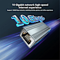 Pikkukuva 2 / 5: 10 Gbps RJ45 -liitin naaras-naaras Gigabit-verkon jatkaja 2 kpl