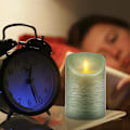 Miniatyrbillede 5 af 5: 3 stk. LED Flakkende Flammelys, Med Timer Fjernbetjening, 7,5x10/12,5/15cm, Til Julehjem Dekoration Bryllup Kirke Fest Have, LED Elektro