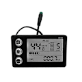 Miniatyrbillede 1 af 5: LCD-S866 Elektrisk Cykel LCD Display Meter 24V 36V 48V E-cykel Kontrolpanel med Vandtæt Stik Ebik