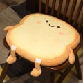 Miniatyrbilde 3 av 5: Simulering Kawaii Brød Toast U-formet Pute Plysj Leker Søt Pluss Cushion 1