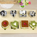 Miniatyrbillede 2 af 5: Kageform Mousse Ringe, Kageform Bageringe, Kagering, Kagecirkel med Skubber Kiks, Mini C