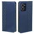 Miniatyrbillede 1 af 5: Kompatibel med HMD Pulse / Pulse+ Etui Pung Læder Telefon Cover Lykke Kløver Prægning Blue