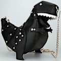 Miniatyrbild 2 av 5: Dinosaurie Axelväskor, PU Stegosaurus CrossBody Väska för Flickor Kvinnor