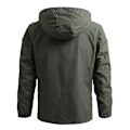 Miniatyrbild 2 av 5: Vindjacka för män Militär Fältjacka Ytterkläder Herr Taktisk Vattentät Pilotjacka Hoodie Herr Jakt Armékläder Khaki Asian size M