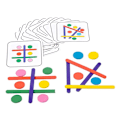 Miniatyrbillede 1 af 5: Regnbue Stav Puslespil Seks Farver Stave DIY Intelligens Spil Pædagogisk Intelligens Montessori Legetøj Træ Hjernevrider Legetøj A