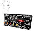 Miniatyrbilde 3 av 5: 12V Bluetooth Forsterkerkort med Subwoofer og Dobbel Mikrofon for Karaoke Hjemmekino Lydsystem