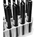 Miniatyrbillede 3 af 5: Transparent akryl eyeliner og lipliner opbevaringsboks - Organiser din makeup med 26 rum
