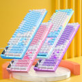 Miniatyrbillede 2 af 5: 104 Taster Gaming Mekanisk Tastatur Ledningsført Til PC Gaming Desktop Computertilbehør Purple white