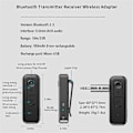 Miniatyrbild 4 av 5: Bluetooth Ljudadapter, Bluetooth Ljudsändare Mottagare Adapter