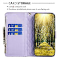 Miniatyrbild 3 av 5: BINFEN COLOR Kompatibel med Samsung Galaxy A32 4G (EU Version) BF Style-15 Rombmönster Präglat Skyddsfodral med Dragkedja P Purple