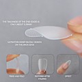 Miniatyrbilde 4 av 5: 360 stk./eske Matte Løsnegler Mandel/firkantet/kiste Squoval Løsnegler Press På Gel Negltupper 3