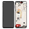 Pikkukuva 1 / 3: Yhteensopiva Motorola Moto G100 Luokka B LCD-näyttö ja kosketuspaneeli + Kehys Varaosa (ilman logoa) Grey