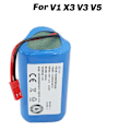 Miniatyrbild 4 av 4: 11.1V 2600mAh Nytt Li-Ion Batteri Uppladdningsbart Paket för Robotdammsugare V1 X3 V3 V5 X5 V5S CW310 CEN250