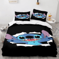Miniatyrbilde 1 av 2: Stitch 3D-printet sengesett dynetrekk dynetrekk putetrekk barnegave farge 11 US FULL 200x230cm