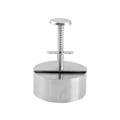 Miniatyrbillede 1 af 5: Hamburger Patty Maker Presse 304 Rustfrit Stål Non-Stick Rund Manuel Risbolleform Tykkelse Justerbar