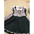 Pikkukuva 5 / 5: Nopea toimitus Naisten perinteinen Oktoberfest-asu Saksalainen oluttyttö Dirndl-mekko esiliinalla Cosplay-asu Juhlamekko Xs-6xl Plus-koko L