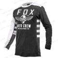 Miniatyrbillede 1 af 2: Sommer udendørs fritidssport racercykel FOX langærmet cykeltøj T-shirt black XXXL